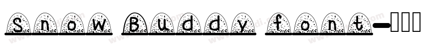 Snow Buddy font字体转换